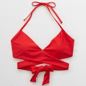 Aerie Wrap Halter Bikini Top - New/Never Worn